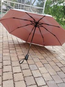 img 7 attached to Shield Yourself From The Sun With G4Free'S Windproof Travel Umbrella With UPF 50+ Protection