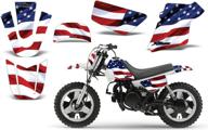 stars stripes amrracing graphics yamaha years red white_blue логотип