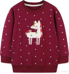 img 4 attached to Toddler Rainbow Sweatshirts Crewneck Pullover Apparel & Accessories Baby Boys -- Clothing