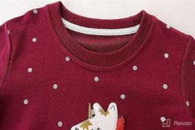 img 1 attached to Toddler Rainbow Sweatshirts Crewneck Pullover Apparel & Accessories Baby Boys -- Clothing