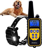 2800ft remote, rechargeable dog training collar with shock, waterproof & adjustable levels for small, medium, large dogs logo