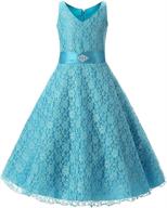🌸 flower girls dress wedding party girls' clothing - elegant dresses for special occasions logo