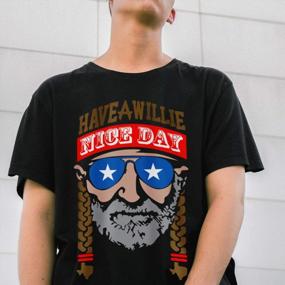 img 1 attached to Men'S Short-Sleeve T-Shirt - FOECBIR Have A Willie Nice Day Crew Neck