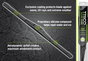 img 3 attached to Trico 28 Inch Ceramic Coated Silicone Windshield Wiper Blade - Ultimate All-Weather Performance And Longevity