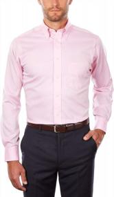 img 2 attached to Eagle Stretch Collar Regular Buttondown Shirts for Men: Superior Comfort and Style