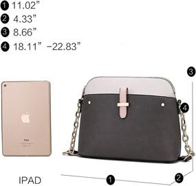 img 1 attached to 👜 Stylish and Practical MKF Crossbody Bag: Women's Handbags & Wallets with Multiple Pockets and Shoulder Straps