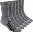 stay warm and cozy: keccow merino wool crew socks for all season adventures - 3 pairs for men and women logo