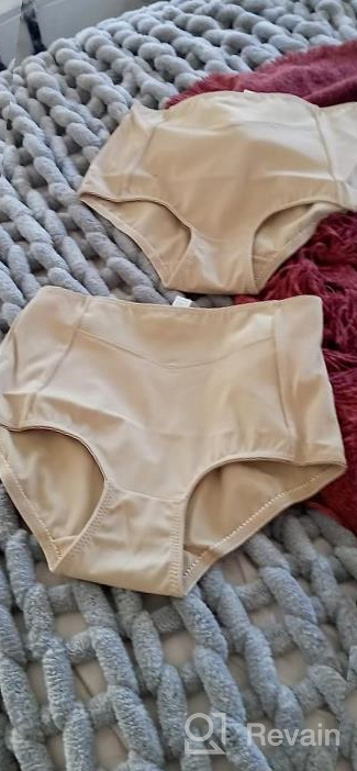 img 1 attached to Get Your Dream Shape With Be Shapy 7345 X2 Pack Colombian Shapewear - Tummy Control Panties For Women! review by Sandy Reed