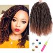 6 pack spring twist crochet braids - 12 inch pre-looped mini passion twist braiding hair in t30# color - kinky curly synthetic hair extensions for senegalese, nubian, and bomb twist styles logo