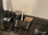img 1 attached to Keep Your Kitchen And Bathroom Neat And Tidy With ODesign Stainless Steel Sink Caddy Dispenser - Ideal For Campers And RVs review by Chad Gomez