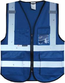 img 4 attached to Stay Safe And Seen With Salzmann'S 3M Multi-Pocket Working Vests