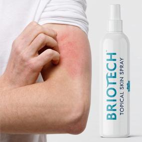 img 1 attached to Pure HOCl Topical Skin Spray By BRIOTECH - Hypochlorous Acid Facial Mist, Natural Saline Toner For Relief Of Bumps Scars & Blemishes, Tattoo & Piercing Aftercare, Sea Salt Cleansing Solution.