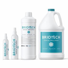 img 3 attached to Pure HOCl Topical Skin Spray By BRIOTECH - Hypochlorous Acid Facial Mist, Natural Saline Toner For Relief Of Bumps Scars & Blemishes, Tattoo & Piercing Aftercare, Sea Salt Cleansing Solution.