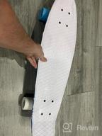 img 1 attached to Versatile 27-Inch Skateboard For All Ages - Beginner To Pro Level - Trendy Shortboard With Changeable Wheels review by Dustin Wright