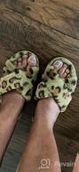 img 1 attached to Women'S Fuzzy House Slippers W/ Arch Support & Cross Band Fluffy Bedroom Comfort review by Amy Smith