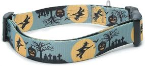 img 2 attached to 🎃 Enchanting Halloween Dog Collar: The Witch's Style for Large Dogs