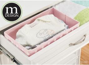 img 1 attached to 👶 MDesign Dresser Storage Organizer: The Perfect Nursery Furniture Solution