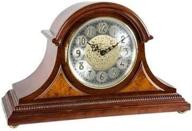 hermle 21130n9q cherry - amelia quartz mantel clock available at qwirly store logo