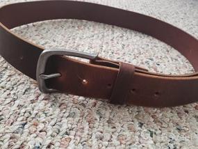 img 5 attached to Genuine Leather Casual Belts (1½-Inch Width) - Jeereal Men's Belt Accessories