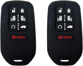 img 4 attached to Autotech🌠 Silicone Keyless Buttons Odyssey Interior Accessories