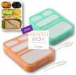 leakproof bento box for meal prep & portion control - 2 pack lunch boxes for adults, kids and toddlers logo