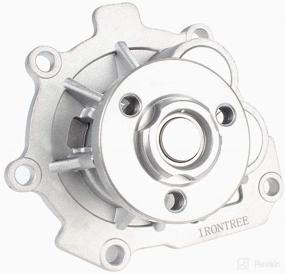 img 3 attached to 🚗 IRONTREE AW6184 Professional Water Pump Kit: Chevy Cruze Sonic Aveo Aveo5, Pontiac G3 Wave, Saturn Astra | 1.6L 1.8L L4 Engine | OE Replacement