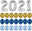 make your graduation party shine with 2021 balloons props and decorations: 40-inch large balloons, confetti balloons, and balloon tie tool included! logo