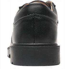 img 2 attached to DADAWEN School Uniform Shoes For Boys And Girls - Classic Leather Lace-Up Oxfords For Comfortable And Casual Dressing (Sizes For Toddlers, Little Kids, And Big Kids)