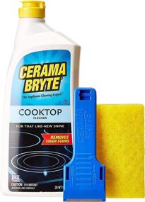 img 3 attached to 🧽 Cerama Bryte Ceramic Cooktop Cleaner Kit: 28 oz Cleaner, Scraper, and 5 Cleaning Pads