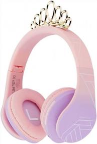 img 4 attached to PowerLocus Kids Headphones Over-Ear: 85DB Volume Limited, Bluetooth Wireless W/Microphone & Carry Case
