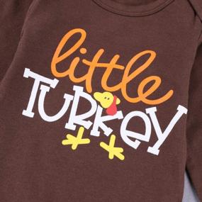 img 1 attached to Adorable Little Turkey 3-Piece Set For Newborn Boys And Girls
