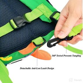 img 3 attached to 🎒 Samloong Backpack Leash for Toddlers: Secure Anti-Lost Safety Harness and Backpack Combo