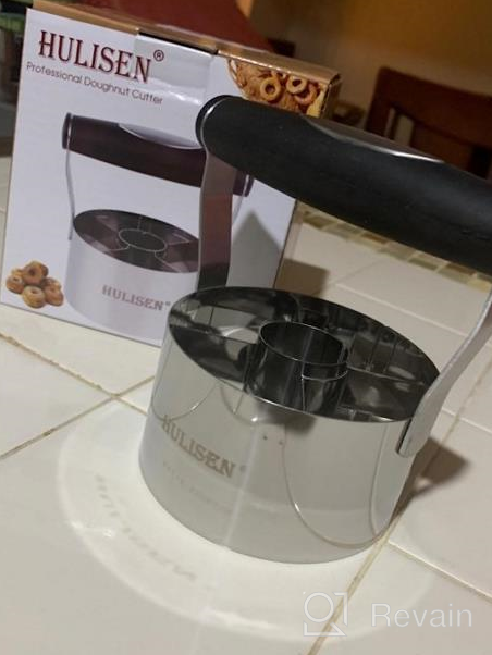 img 1 attached to Get Creative With HULISEN'S 3 Inch Donut Cutter With Removable Center And Small Biscuit Cutter – Perfect For Baking Delicious Donuts And Cookies review by Joe Jimenez