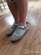 img 1 attached to YING LAN Round Toe Sparkle Ballerina Girls' Flats Shoes review by Dawn Rodrigues