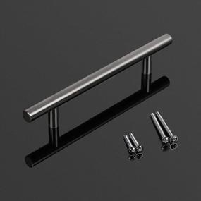 img 2 attached to Upgrade Your Cabinets With Gobrico'S Brushed Nickel T Bar Pulls - 50 Pack Of Stainless Steel Kitchen Cabinet Handles With 5" Hole Centers And 7.5" Overall Length