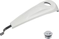 🔥 enhance your harley davidson with the wowtk smooth dash console & pop up gas cap | fits 2008-2022 electra glide flht, road glide fltrx, street glide flhx | white логотип