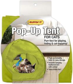 img 2 attached to 🐱 Exciting RUFFIN' IT Cat Pop Up Tent - Choose Your Color!