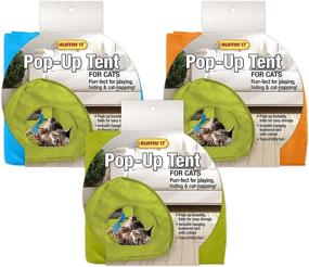 img 4 attached to 🐱 Exciting RUFFIN' IT Cat Pop Up Tent - Choose Your Color!