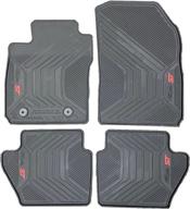 ford genuine ee8z-5413300-aa floor mat: perfect fit for fiesta st only! logo