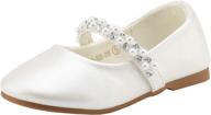 dream pairs casual ballerina serena 100 inf girls' shoes: comfortable flats for everyday style логотип