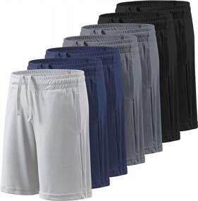img 4 attached to Men'S Athletic Shorts With Pockets And Quick-Dry Technology By BALENNZ