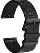upgrade your watch with wocci metal mesh bands: quick release replacement straps for men and women in 6 sizes logo