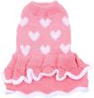 cheeseandu beautiful princess knitwear valentines dogs for apparel & accessories logo
