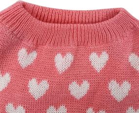 img 2 attached to CheeseandU Beautiful Princess Knitwear Valentines Dogs for Apparel & Accessories