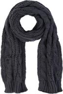 women winter thick cable chunky women's accessories ~ scarves & wraps logo