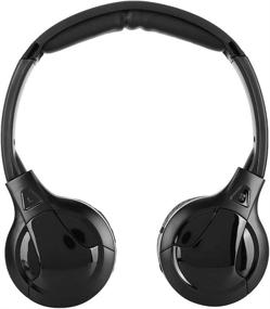 img 4 attached to 🎧 Ultimate Wireless Car Headphones: 2 Channel IR Headphones for Kids with In-Car DVD Compatibility