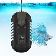 🐟 efficient and precise: hoosel 100w submersible betta fish tank heater with adjustable led digital display logo