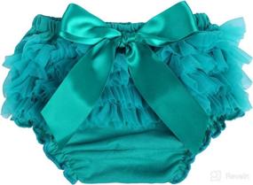 img 4 attached to ICObuty Ruffle Bloomer Toddlers 0 6Month Apparel & Accessories Baby Girls ~ Clothing