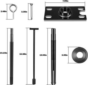 img 1 attached to 🔧 Gimbal Bearing Installer and Bearing Puller Set for Mercruiser Alpha, Alpha 1, Bravo, MR, Volvo, and OMC Engines (Carbon Steel) - Engine Alignment Tools Included