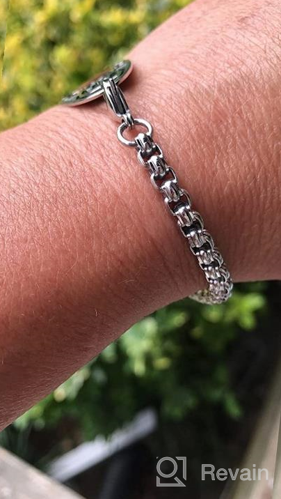 img 1 attached to 🔗 Stainless Steel Interchangeable Bracelets for Boys' Medical Jewelry by Linnalove review by Lawrence Feldman